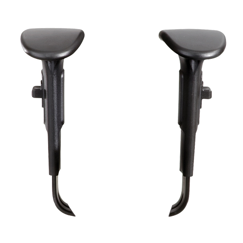 Ensemble d'accoudoirs rembourr&eacute;s en T ajustables Groupe Belzile Dickner