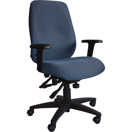 Cierra Ergonomic Chairs, Fabric, Blue, 250 lbs. Capacity Groupe Belzile Dickner