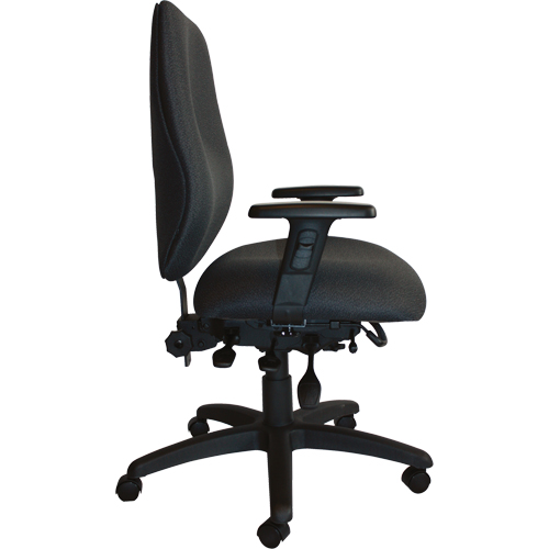 Cierra Heavy Duty Ergonomic Chairs, Fabric, Black, 400 lbs. Capacity Groupe Belzile Dickner