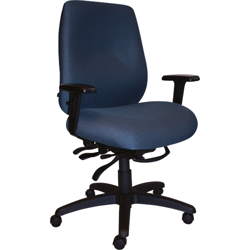 Cierra Heavy Duty Ergonomic Chairs, Fabric, Blue, 400 lbs. Capacity Groupe Belzile Dickner