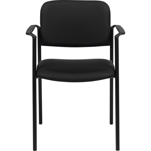 Stacking Chairs, Fabric, 32" High, 300 lbs. Capacity, Black Groupe Belzile Dickner