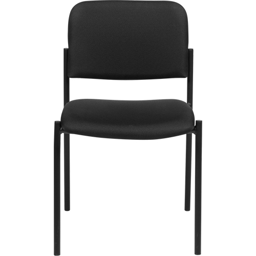Chaises sans accoudoirs empilables, Tissu, Hauteur 32", Capacit&eacute; 300 lb, Noir Groupe Belzile Dickner