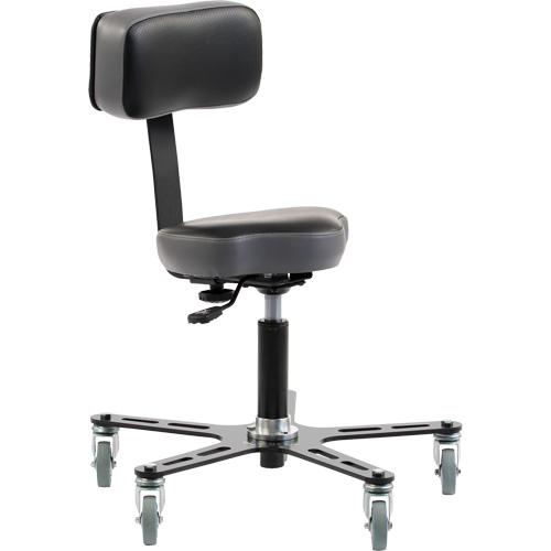 SF150 Ergonomic Chair, Vinyl Seat, Black Groupe Belzile Dickner