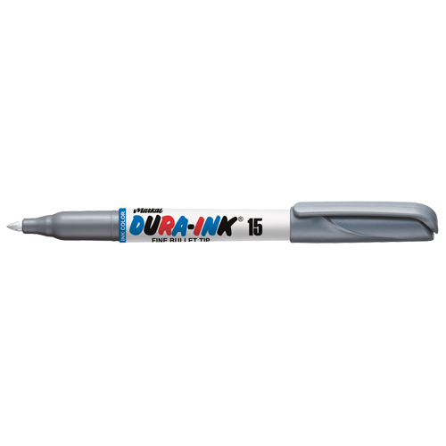 Dura-Ink&reg; #15 Permanent Marker, Fine, Silver Groupe Belzile Dickner