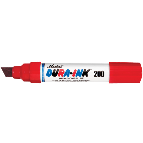 Dura-Ink&reg; Marker #200, Chisel, Red Groupe Belzile Dickner