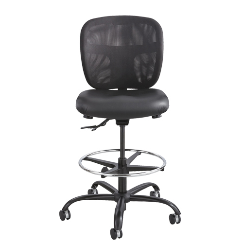 Tabouret robuste Vue, Vinyle, Noir, Capacit&eacute; 350 lb Groupe Belzile Dickner