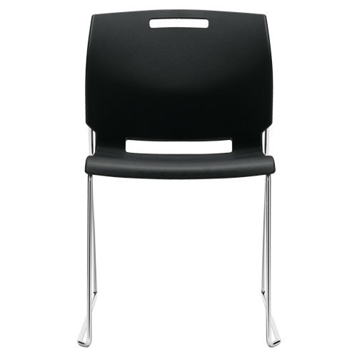Chair, Plastic, 32-1/2" High, 300 lbs. Capacity, Black Groupe Belzile Dickner