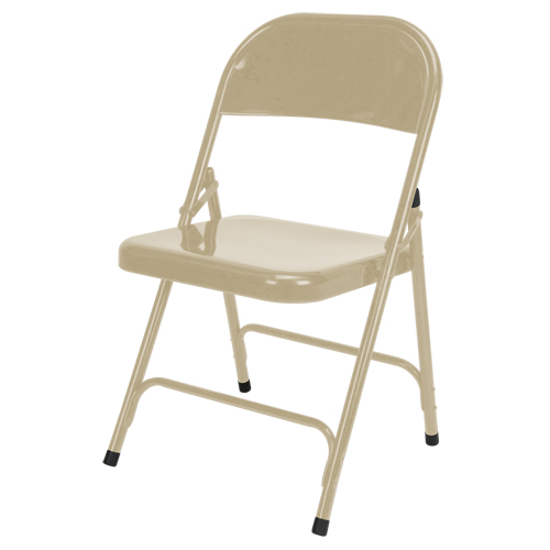 Chaise pliante, Acier, Beige, Capacit&eacute; 300 lb Groupe Belzile Dickner