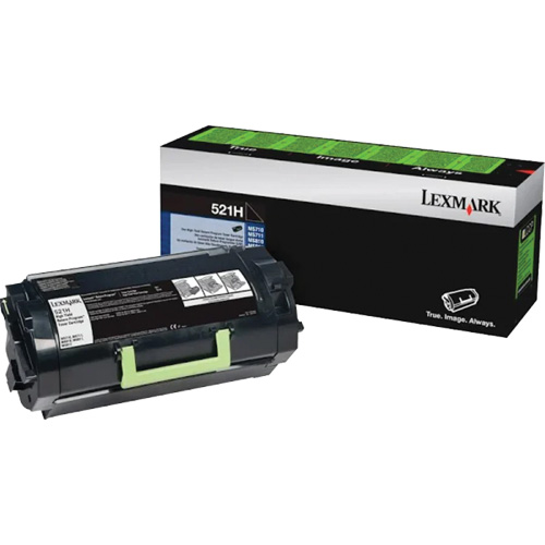 Cartouche d'encre en poudre haut rendement 521H pour imprimante laser, Nouveau, Noir Groupe Belzile Dickner