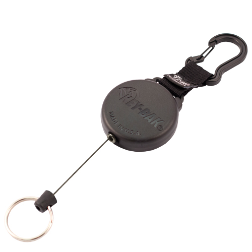 Securit Key Chains, Polycarbonate, 48" Cable, Carabiner Attachment Groupe Belzile Dickner