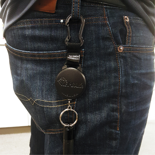 Securit Key Chains, Polycarbonate, 48" Cable, Carabiner Attachment Groupe Belzile Dickner