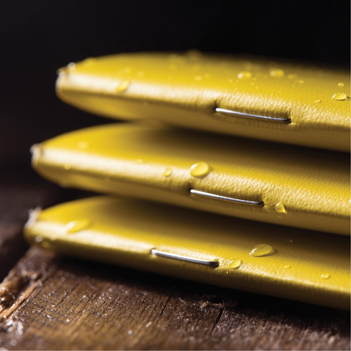 All-Weather Notebook, Soft Cover, Yellow, 48 Pages, 4-5/8" W x 7" L Groupe Belzile Dickner