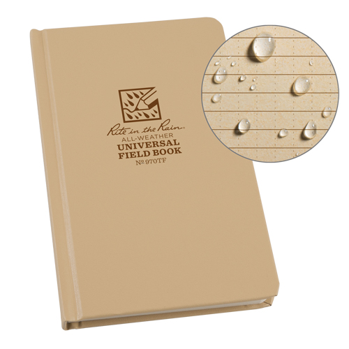 Bound Book, Hard Cover, Tan, 160 Pages, 4-5/8" W x 7-1/4" L Groupe Belzile Dickner