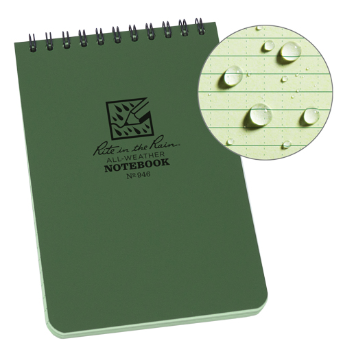 Carnet de notes de poche &agrave; spirale, Couverture souple, Vert, 100 Pages, 4" , 6"  Groupe Belzile Dickner