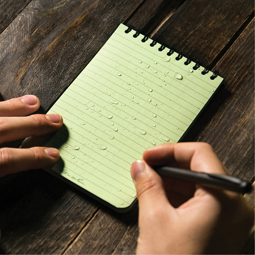 Carnet de notes de poche &agrave; spirale, Couverture souple, Vert, 100 Pages, 4" , 6"  Groupe Belzile Dickner