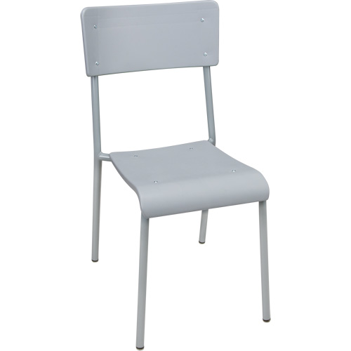 Chaises empilables Ventura, Polypropyl&egrave;ne, Hauteur 36", Capacit&eacute; 300 lb, Gris Groupe Belzile Dickner