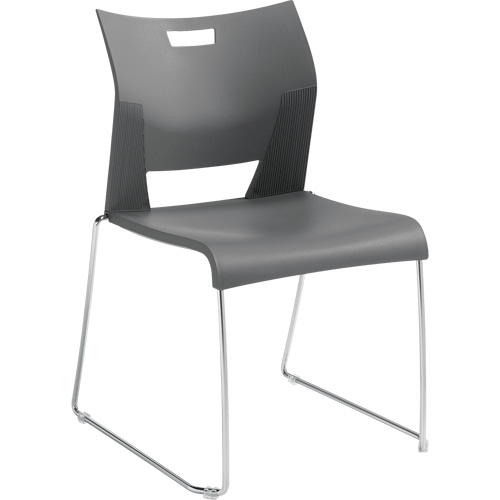 Duet Armless Training Chair, Plastic, 33-1/4" High, 350 lbs. Capacity, Grey Groupe Belzile Dickner