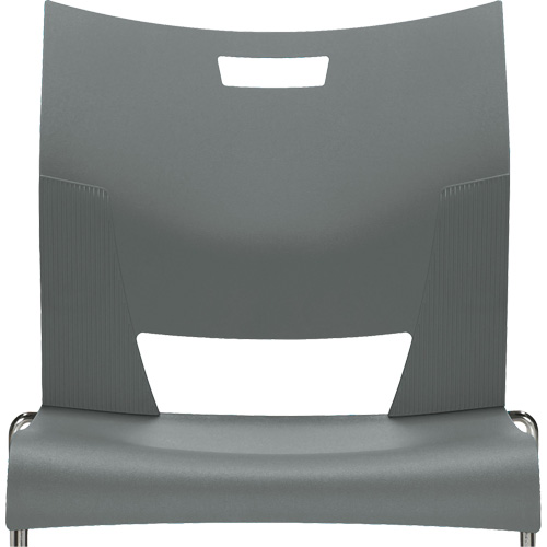 Duet Armless Training Chair, Plastic, 33-1/4" High, 350 lbs. Capacity, Grey Groupe Belzile Dickner