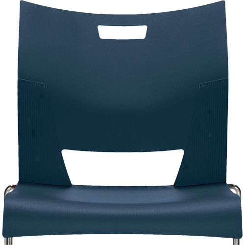 Chaise de formation sans bras Duet, Plastique, Hauteur 33-1/4", Capacit&eacute; 350 lb, Bleu Groupe Belzile Dickner