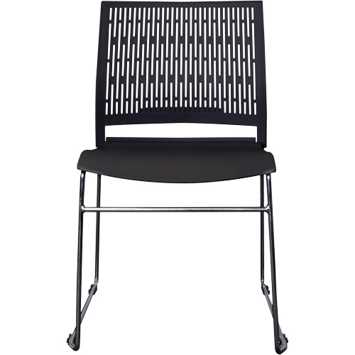 Activ Series Stacking Chairs, Polypropylene, 32-3/8" High, 275 lbs. Capacity, Black Groupe Belzile Dickner