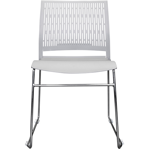 Activ Series Stacking Chairs, Polypropylene, 32-3/8" High, 275 lbs. Capacity, Grey Groupe Belzile Dickner