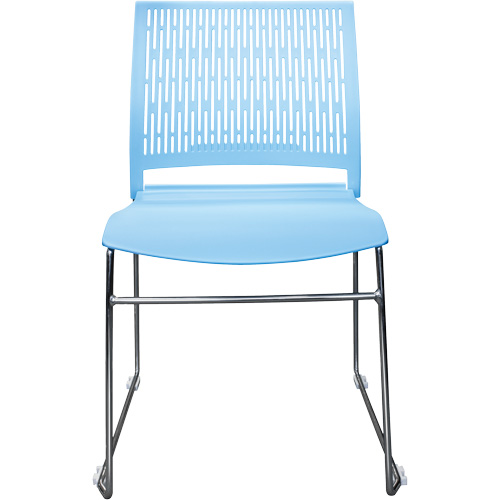 Activ Series Stacking Chairs, Polypropylene, 32-3/8" High, 275 lbs. Capacity, Blue Groupe Belzile Dickner