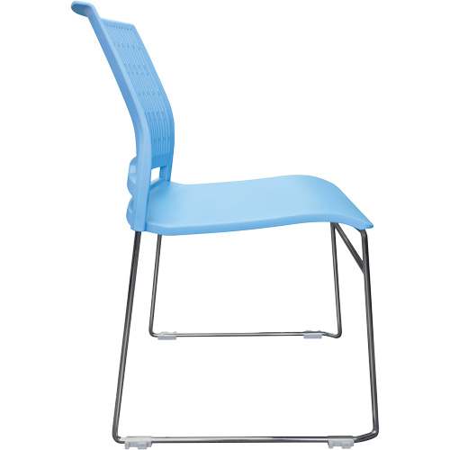 Activ Series Stacking Chairs, Polypropylene, 32-3/8" High, 275 lbs. Capacity, Blue Groupe Belzile Dickner