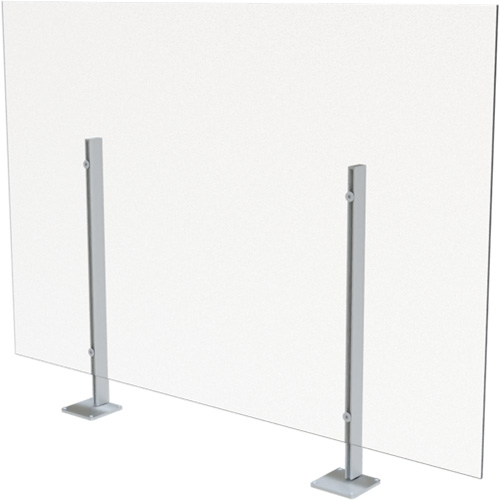 Surface Mount Sneeze Guard, 48" W x 36" H Groupe Belzile Dickner