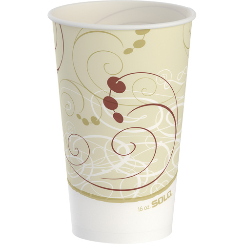 Dart&reg; Solo&reg; Waxed Disposable Cup, Paper, 16 oz., Multi-Colour Groupe Belzile Dickner