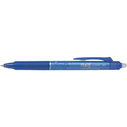 Stylo &agrave; cliquet Frixion Point, Bleu, 0,5 mm, R&eacute;tractable Groupe Belzile Dickner