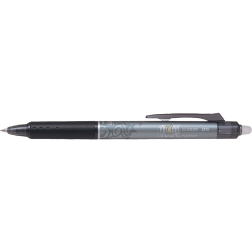 Stylo &agrave; cliquet Frixion Point, Noir, 0,5 mm, R&eacute;tractable Groupe Belzile Dickner
