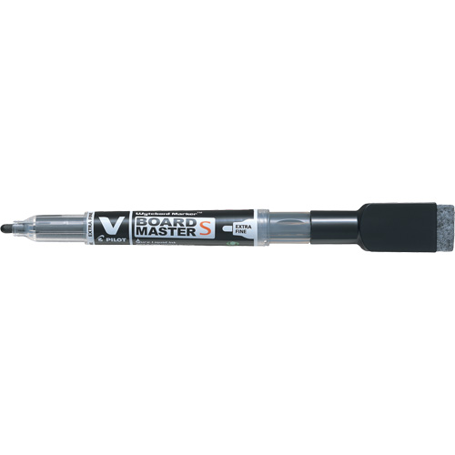 Marqueur effaçable &agrave; sec Vboard Master S avec efface, Bleu, Pointe Fin Groupe Belzile Dickner