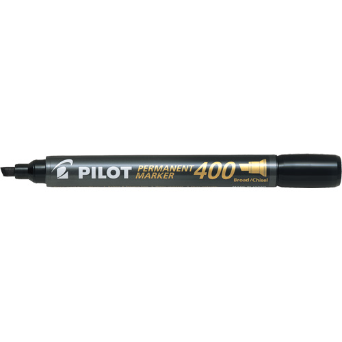 400 Permanent Marker, Chisel, Black Groupe Belzile Dickner