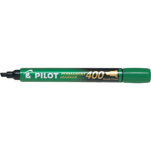 400 Permanent Marker, Chisel, Green Groupe Belzile Dickner