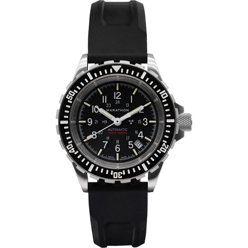 Grande montre automatique de plong&eacute;e, Num&eacute;rique, &agrave; piles, 41 mm, Noir Groupe Belzile Dickner
