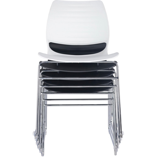 Chaises empilables, Polypropyl&egrave;ne, Hauteur 32", Capacit&eacute; 250 lb, Noir Groupe Belzile Dickner