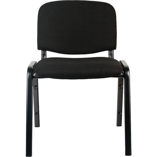 Chaises empilables, Tissu, Hauteur 32", Capacit&eacute; 250 lb, Noir Groupe Belzile Dickner