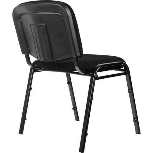 Chaises empilables, Tissu, Hauteur 32", Capacit&eacute; 250 lb, Noir Groupe Belzile Dickner