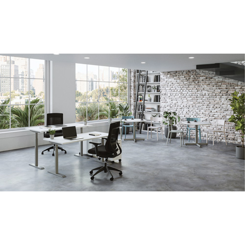 Newland Height-Adjustable Rectangular Table Groupe Belzile Dickner