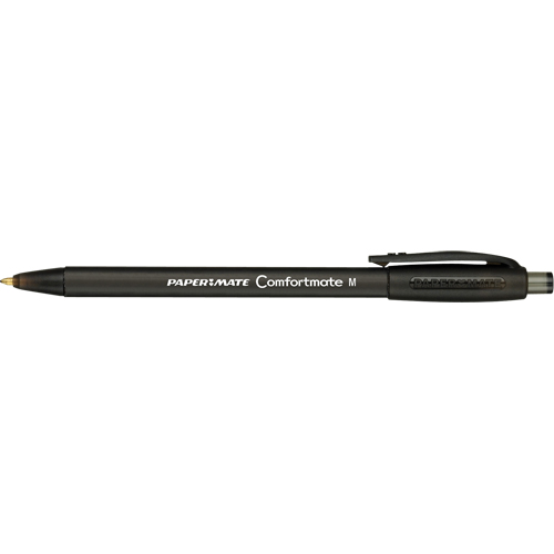 Stylo ComfortMate, Noir, 1 mm, R&eacute;tractable Groupe Belzile Dickner
