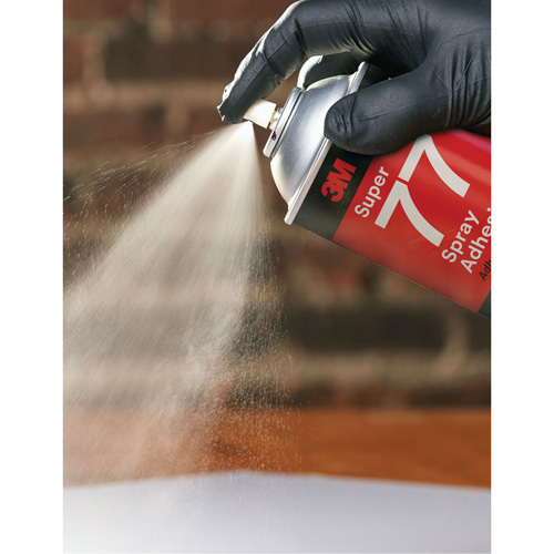 Super 77 Spray Adhesive, Clear, Aerosol Can Groupe Belzile Dickner