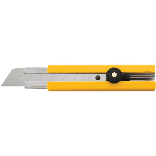 Knife, 25 mm, Carbon Steel, Heavy-Duty, Plastic Handle Groupe Belzile Dickner