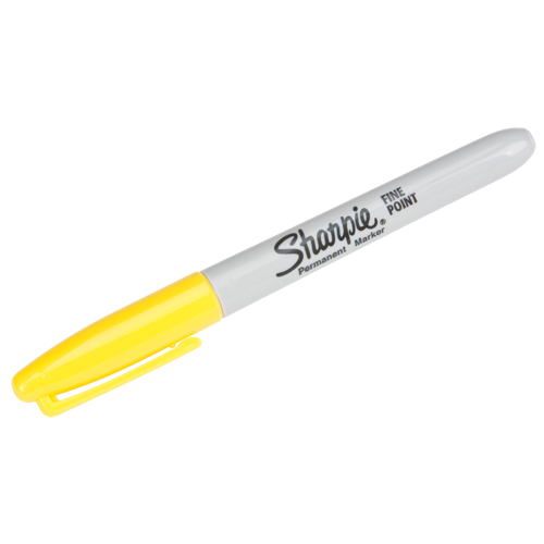 Permanent Markers - #15, Yellow, Fine Tip Groupe Belzile Dickner