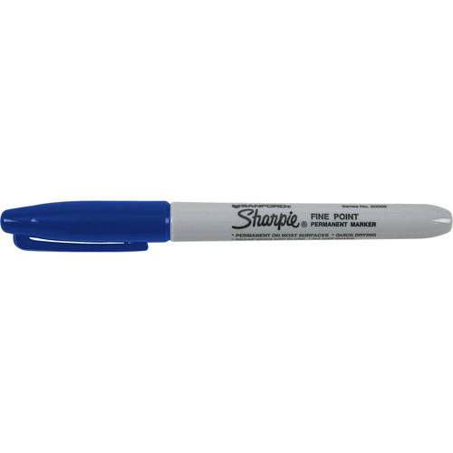 Permanent Markers - #15, Blue, Fine Tip Groupe Belzile Dickner