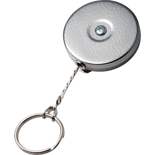 Original Series Retractable Keychain, Chrome, 24" Cable, Belt Clip Attachment Groupe Belzile Dickner