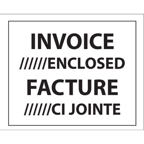 Pochettes pour bordereau d'exp&eacute;dition, 4" lo x 5" la, Style Insertion par l'arri&egrave;re Groupe Belzile Dickner