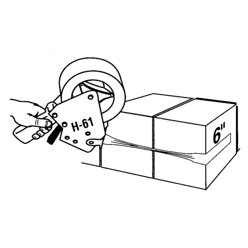 Stretchable Tape, 5 mils Thick, 38.1 mm (1-1/2") x 55 m (180')  Groupe Belzile Dickner