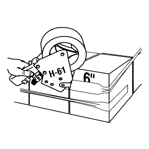 Stretchable Tape, 5 mils Thick, 38.1 mm (1-1/2") x 55 m (180')  Groupe Belzile Dickner