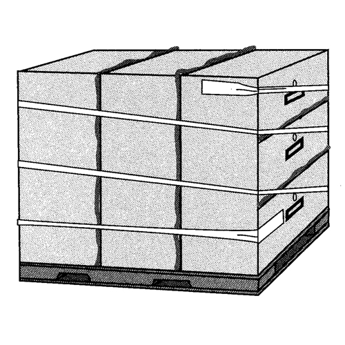 Stretchable Tape, 5 mils Thick, 38.1 mm (1-1/2") x 55 m (180')  Groupe Belzile Dickner