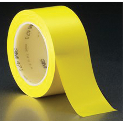Ruban en vinyle 471, 50,8 mm (2") la x 32,9 m (108') lo, 5,3 mils, Jaune Groupe Belzile Dickner